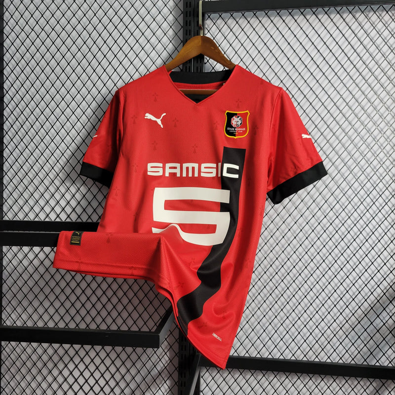 Camisa Stade Rennais Home 22/23 - Torcedor Masculina - Camisa de Time Oficial - Buyit