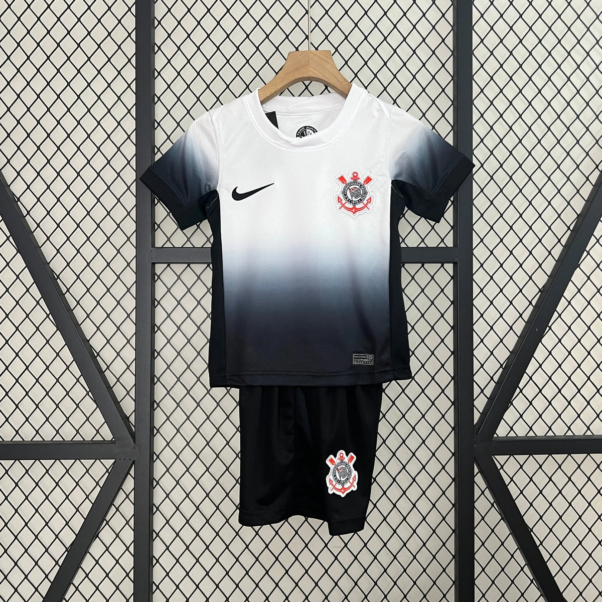 Camisa Timão Home 24/25 - Torcedor Infantil Branca - Camisa de Time Oficial - Buyit