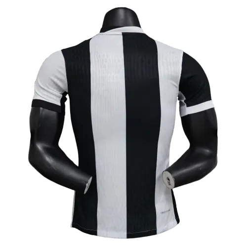 Camisa Timão Third Away 24/25 - Jogador Masculina Preta e Branca Listrada - Camisa de Time Oficial - Buyit