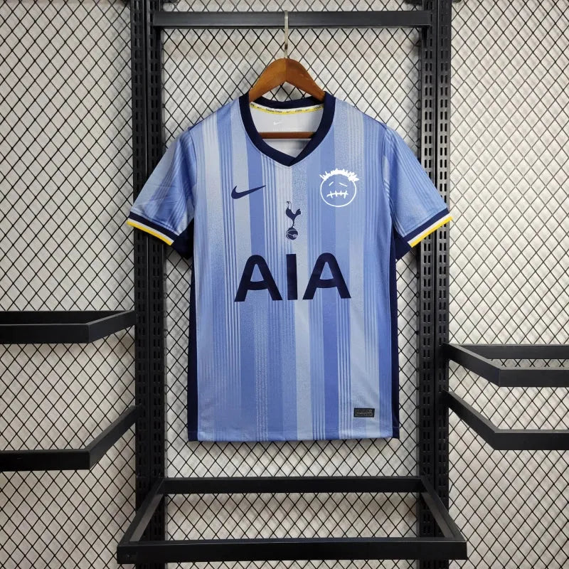 Camisa Tottenham X Travis Scott Away 24/25 - Torcedor Masculina Azul - Camisa de Time Oficial - Buyit