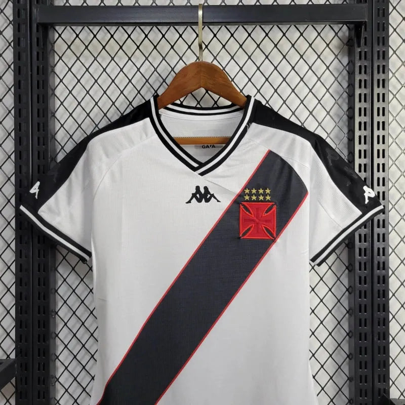 Camisa Vasco Away 24/25 - Torcedor Feminina Branca - Camisa de Time Oficial - Buyit