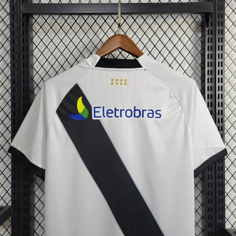 Camisa Vasco Retrô Away 2010 - Torcedor Masculina Branca Eletrobras - Camisa de Time Oficial - Buyit