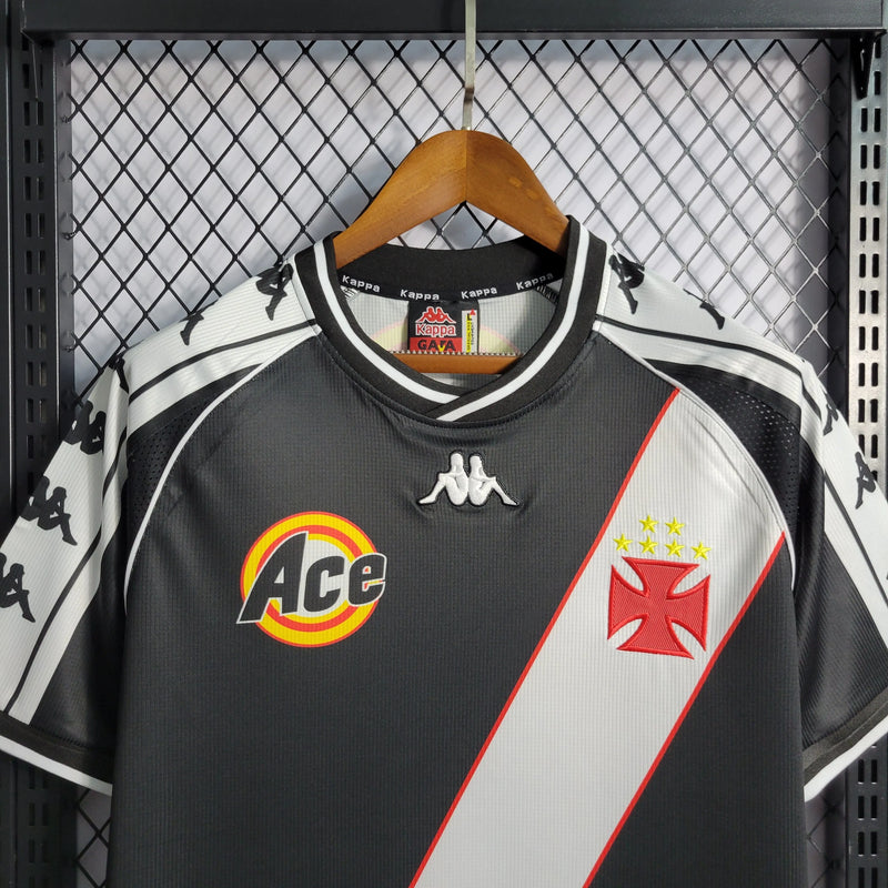 Camisa Vasco Retrô Home 2000 - Torcedor Masculina Preta - Camisa de Time Oficial - Buyit