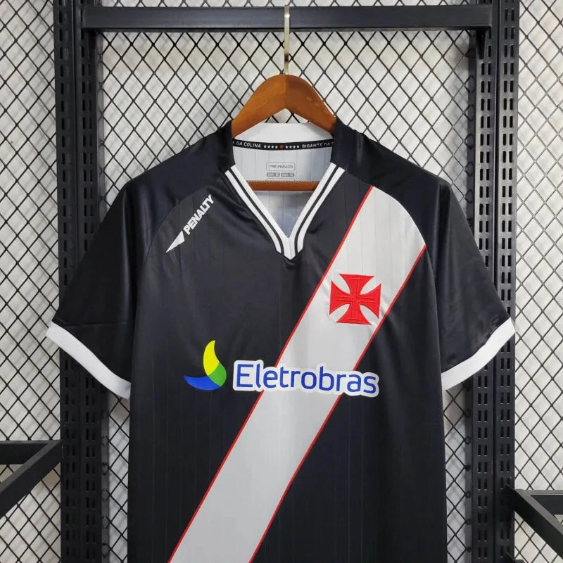 Camisa Vasco Retrô Home 2010 - Torcedor Masculina Preta Eletrobras - Camisa de Time Oficial - Buyit