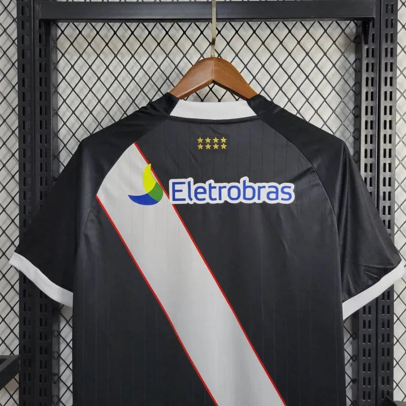 Camisa Vasco Retrô Home 2010 - Torcedor Masculina Preta Eletrobras - Camisa de Time Oficial - Buyit