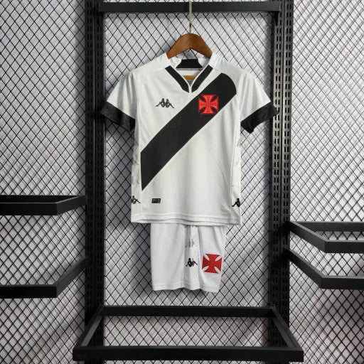 Camisa Vasco da Gama Away 22/23 - Torcedor Infantil Branca - Camisa de Time Oficial - Buyit