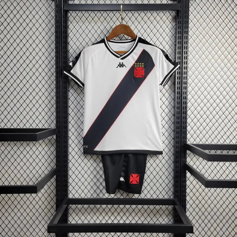 Camisa Vasco da Gama Away 24/25 - Torcedor Infantil Branca - Camisa de Time Oficial - Buyit