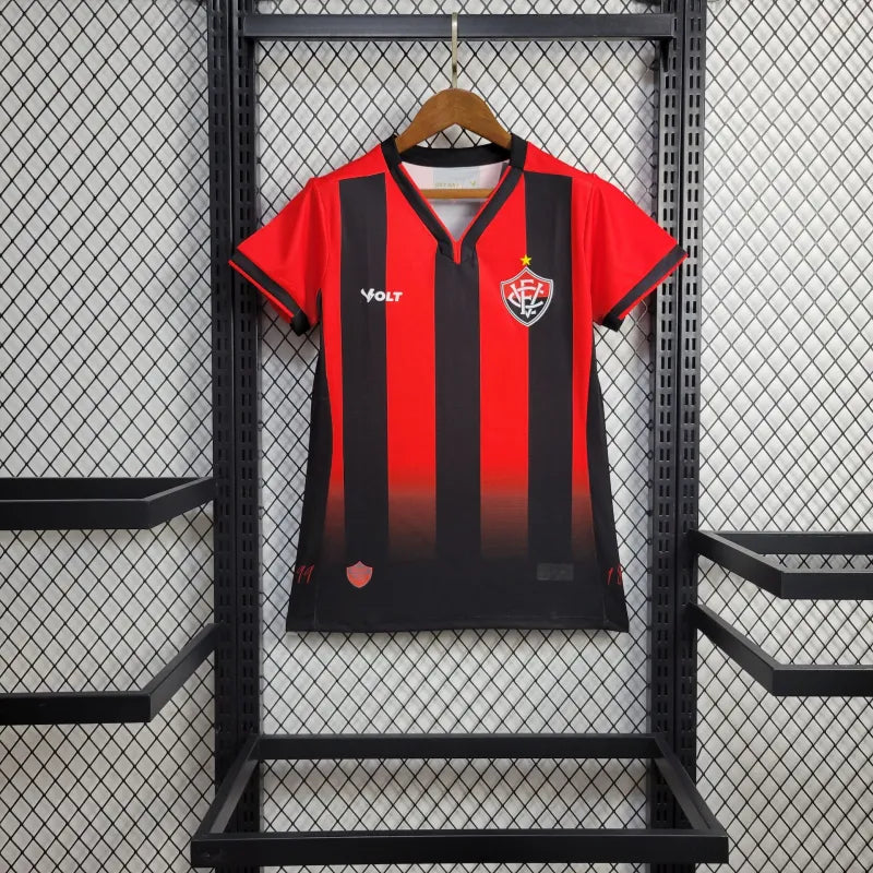 Camisa Vitória Home 24/25 - Torcedor Feminina Listrada