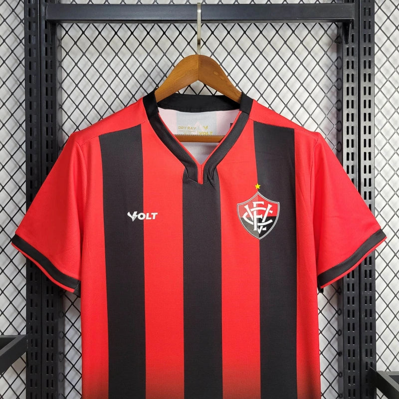 Camisa Vitória Home 24/25 - Torcedor Masculina Listrada