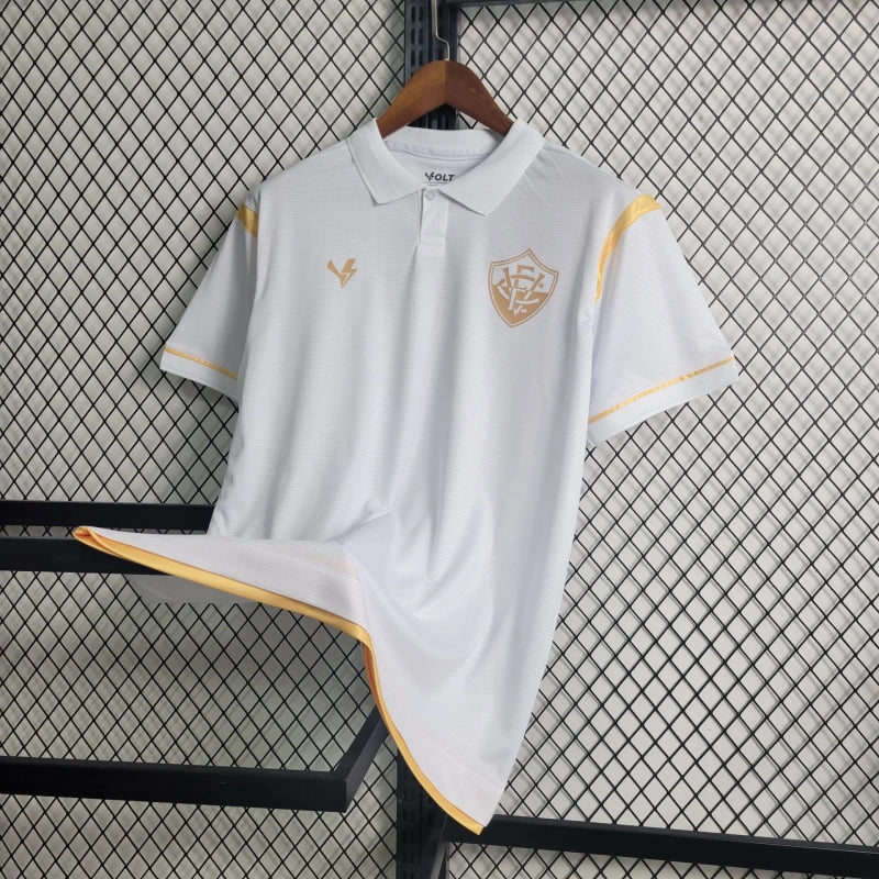 Camisa Vitória Réveillon 23/24 - Torcedor Masculina Branca e Dourada