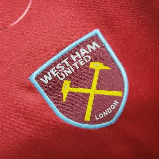 Camisa West Ham Home 23/24 - Torcedor Infantil Vermelha - Camisa de Time Oficial - Buyit